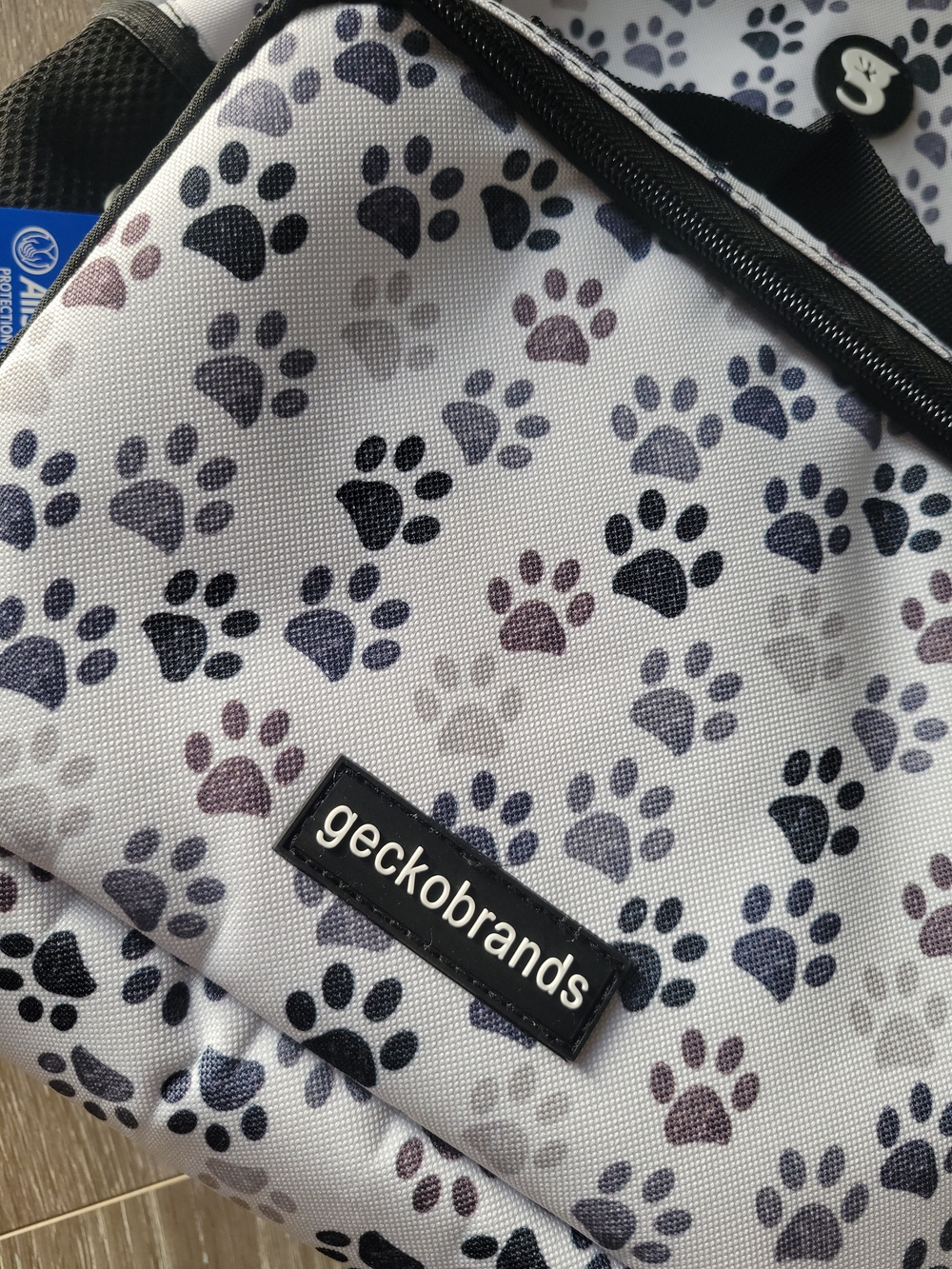 Geckobrands Paw Print Backpack & Lunchbag Set